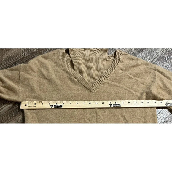 naadam cashmere Mock Cut Turtle Neck Preppy Designer 100% Cashmere Sweater  Smal - Picture 10 of 13